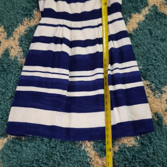 LOFT fully lined striped fit n flare 2 - Picture 7 of 10